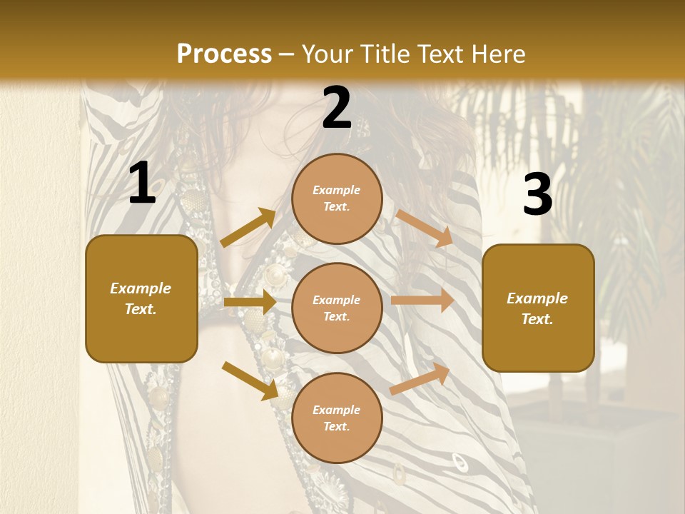Swimsuit Sexy Gorgeous PowerPoint Template