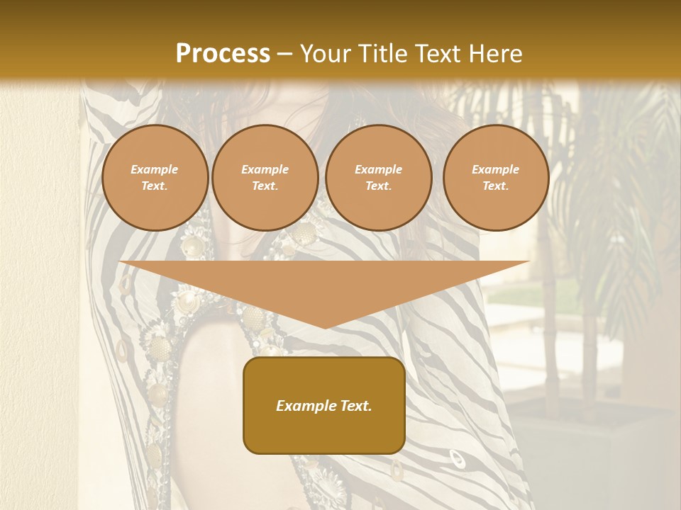 Swimsuit Sexy Gorgeous PowerPoint Template