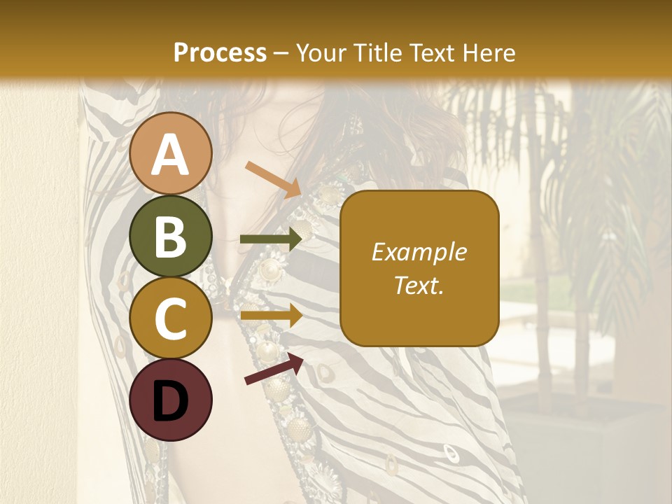 Swimsuit Sexy Gorgeous PowerPoint Template