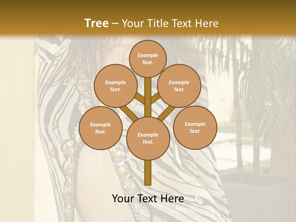 Swimsuit Sexy Gorgeous PowerPoint Template