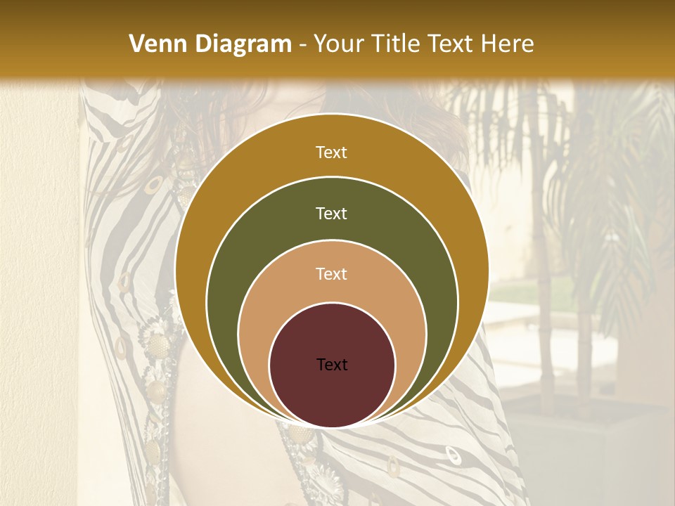 Swimsuit Sexy Gorgeous PowerPoint Template