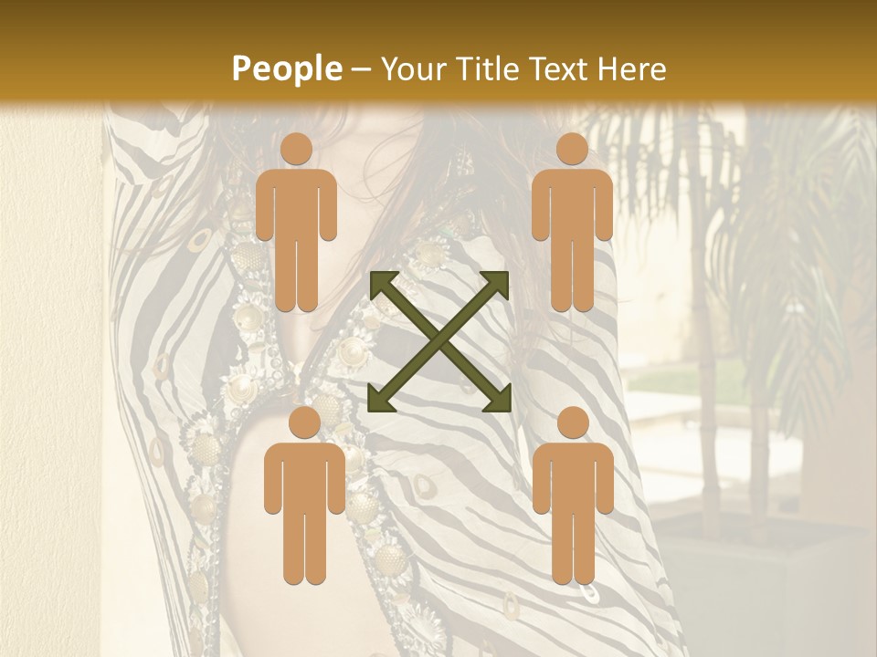 Swimsuit Sexy Gorgeous PowerPoint Template