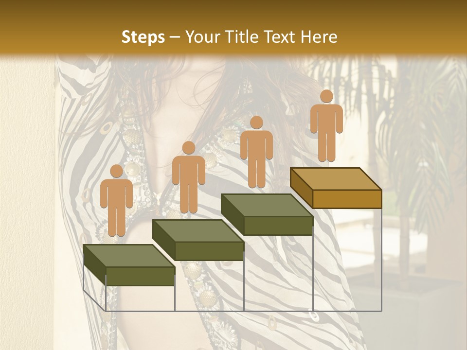 Swimsuit Sexy Gorgeous PowerPoint Template