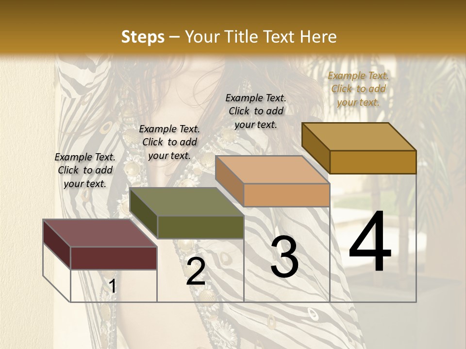 Swimsuit Sexy Gorgeous PowerPoint Template