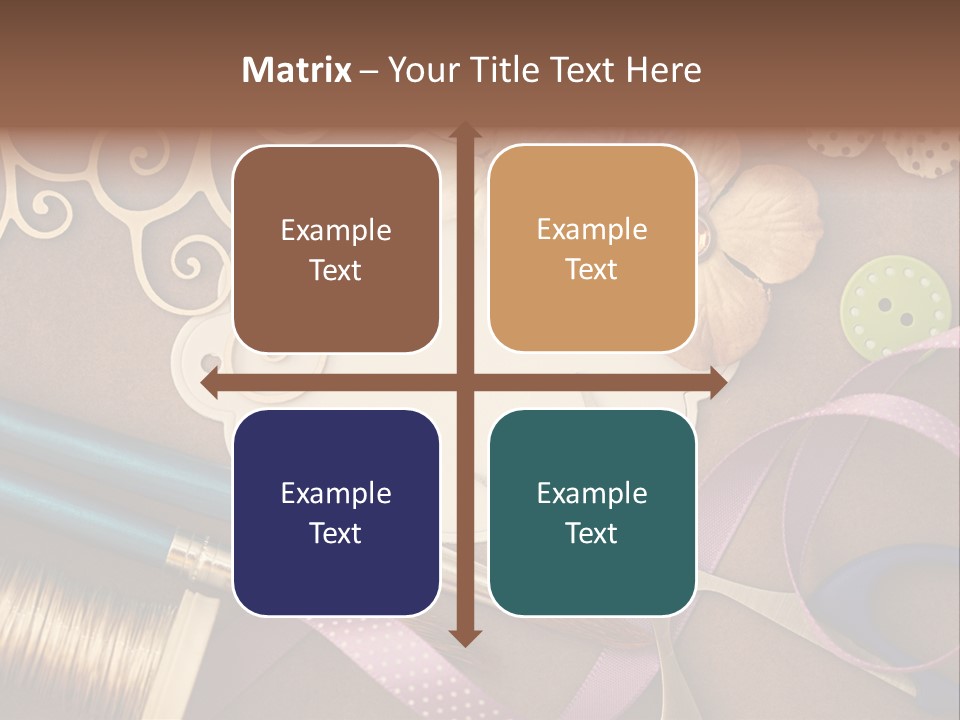 Leisure Words Letters PowerPoint Template