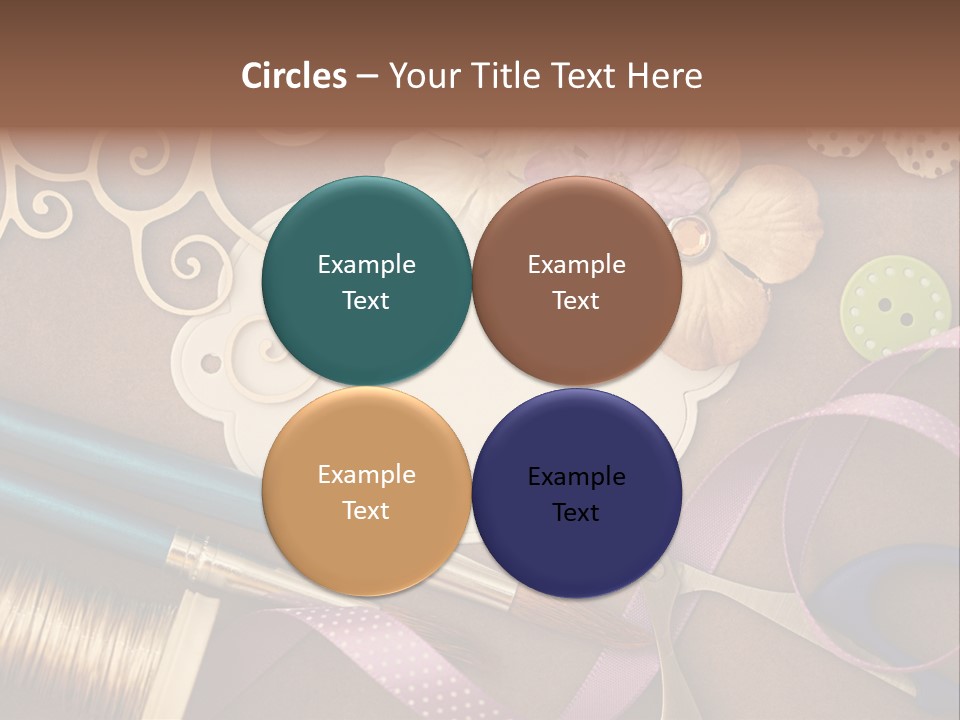 Leisure Words Letters PowerPoint Template