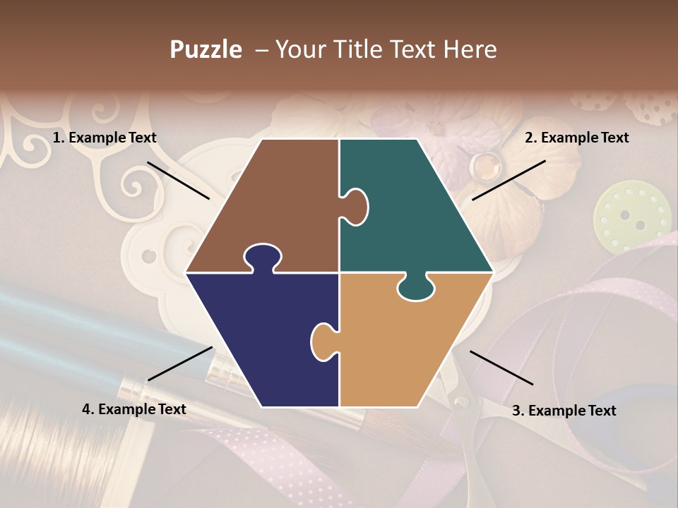 Leisure Words Letters PowerPoint Template