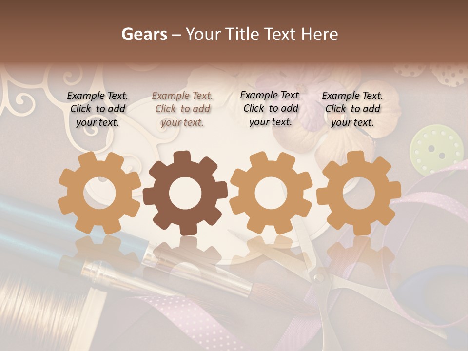 Leisure Words Letters PowerPoint Template