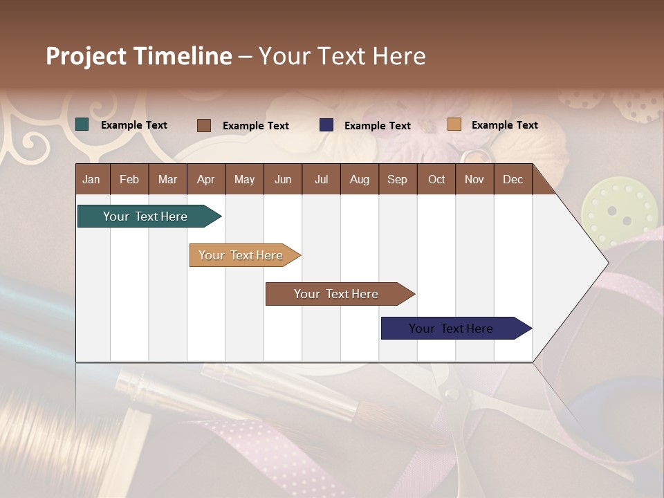 Leisure Words Letters PowerPoint Template