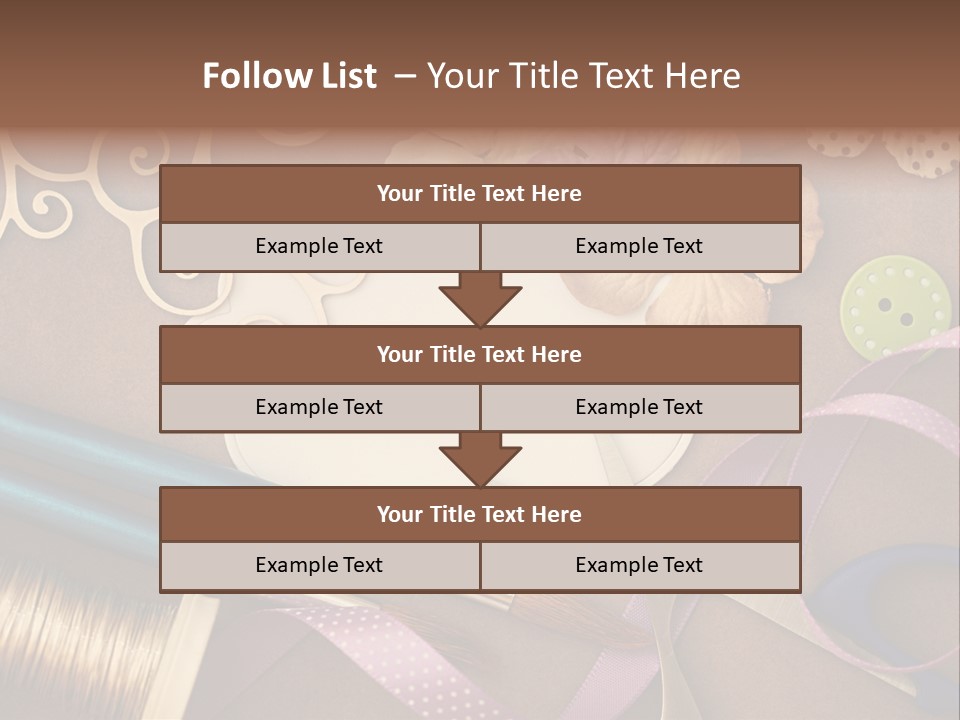 Leisure Words Letters PowerPoint Template