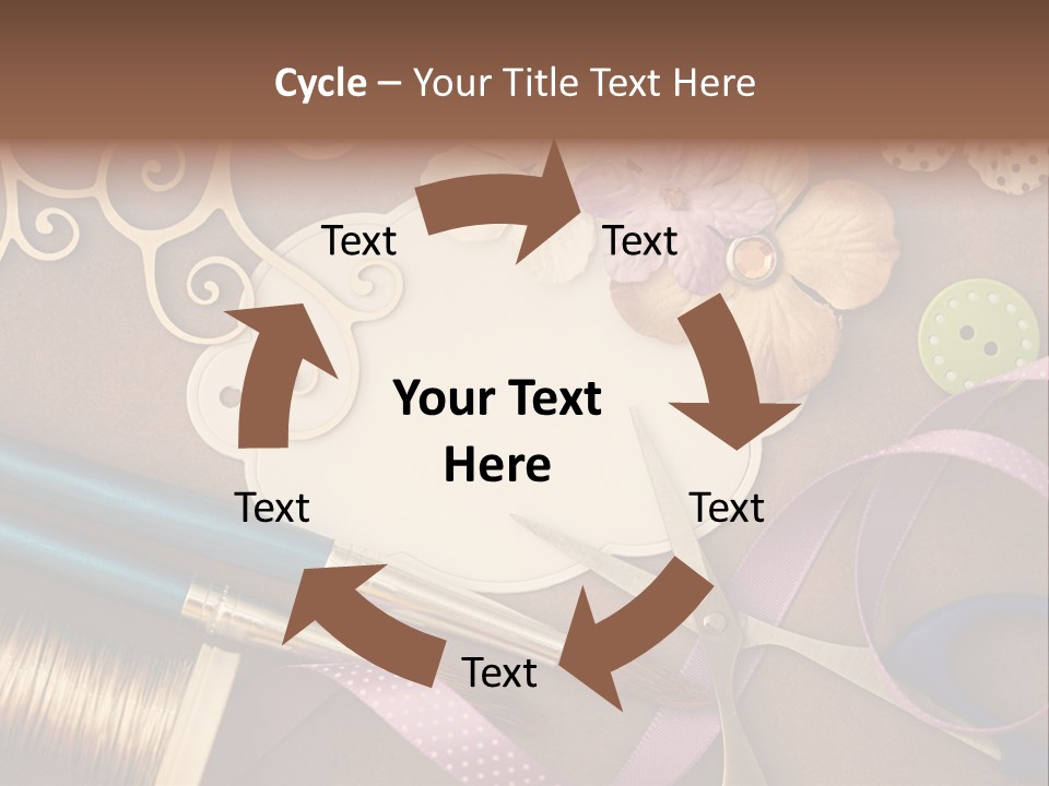 Leisure Words Letters PowerPoint Template