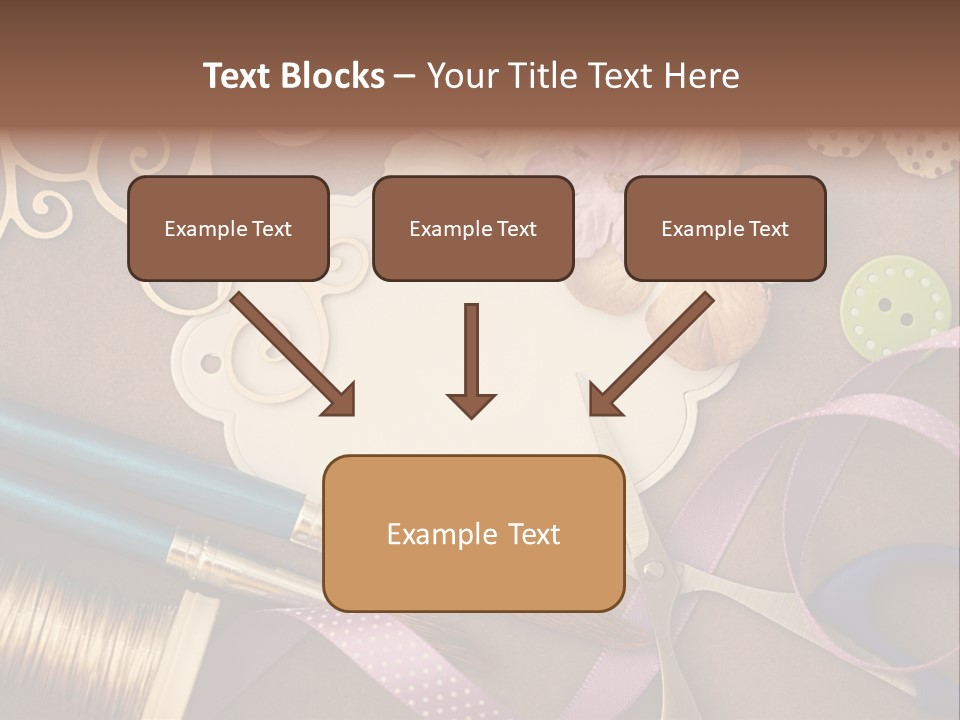 Leisure Words Letters PowerPoint Template