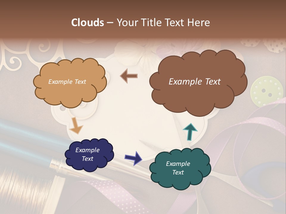 Leisure Words Letters PowerPoint Template