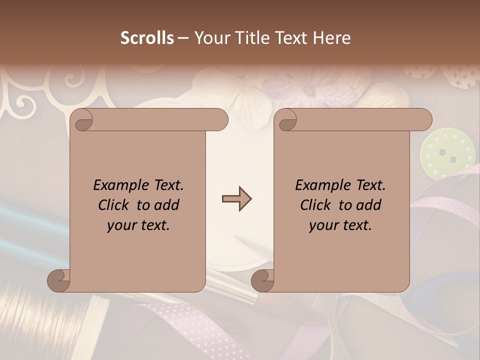 Leisure Words Letters PowerPoint Template