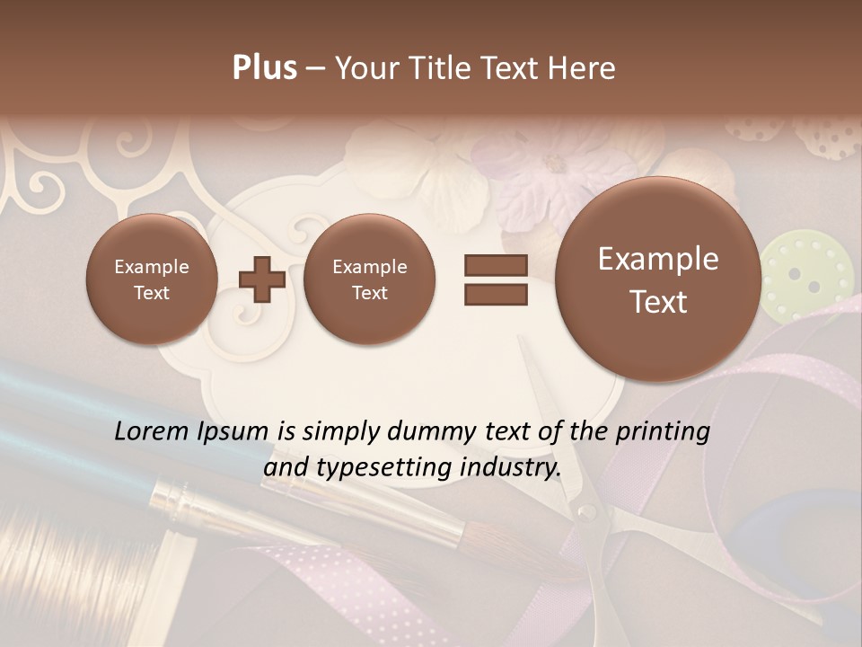 Leisure Words Letters PowerPoint Template