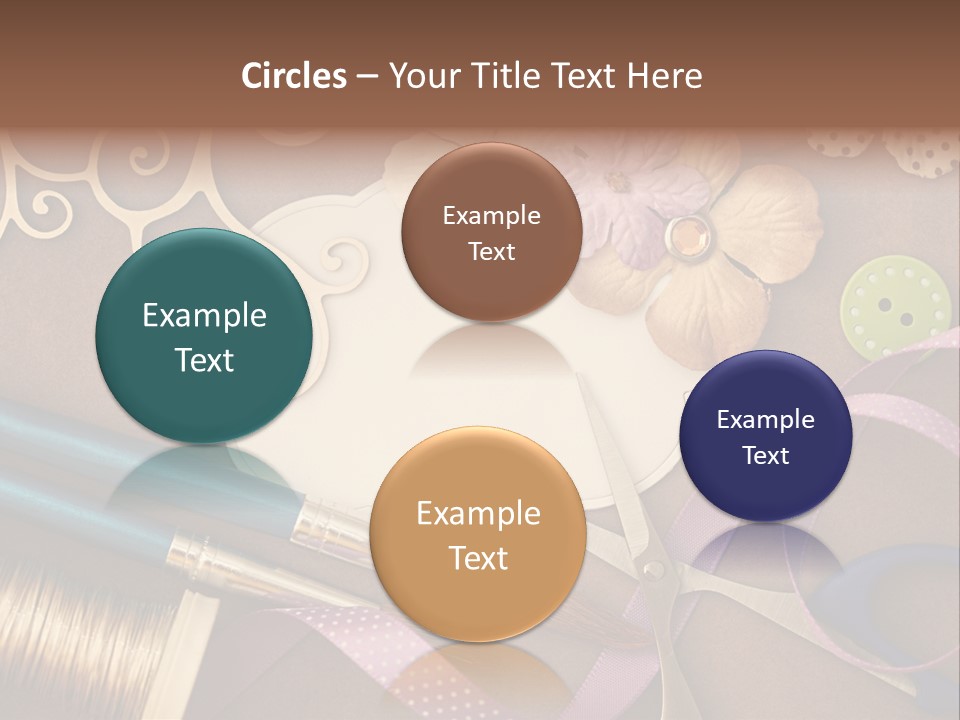 Leisure Words Letters PowerPoint Template