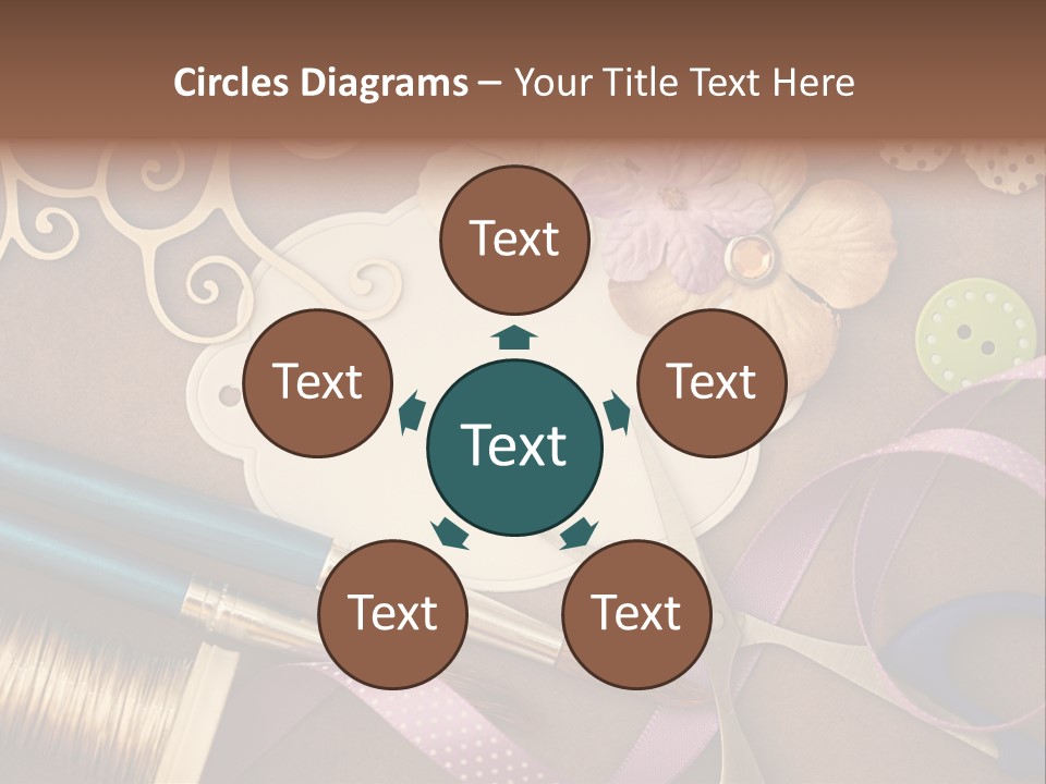 Leisure Words Letters PowerPoint Template