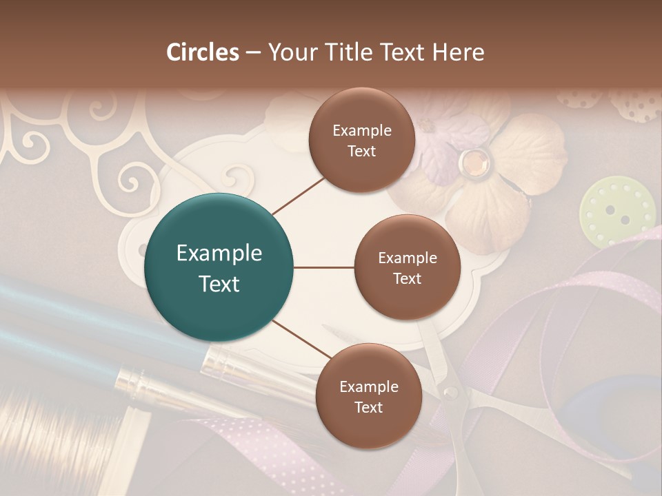 Leisure Words Letters PowerPoint Template