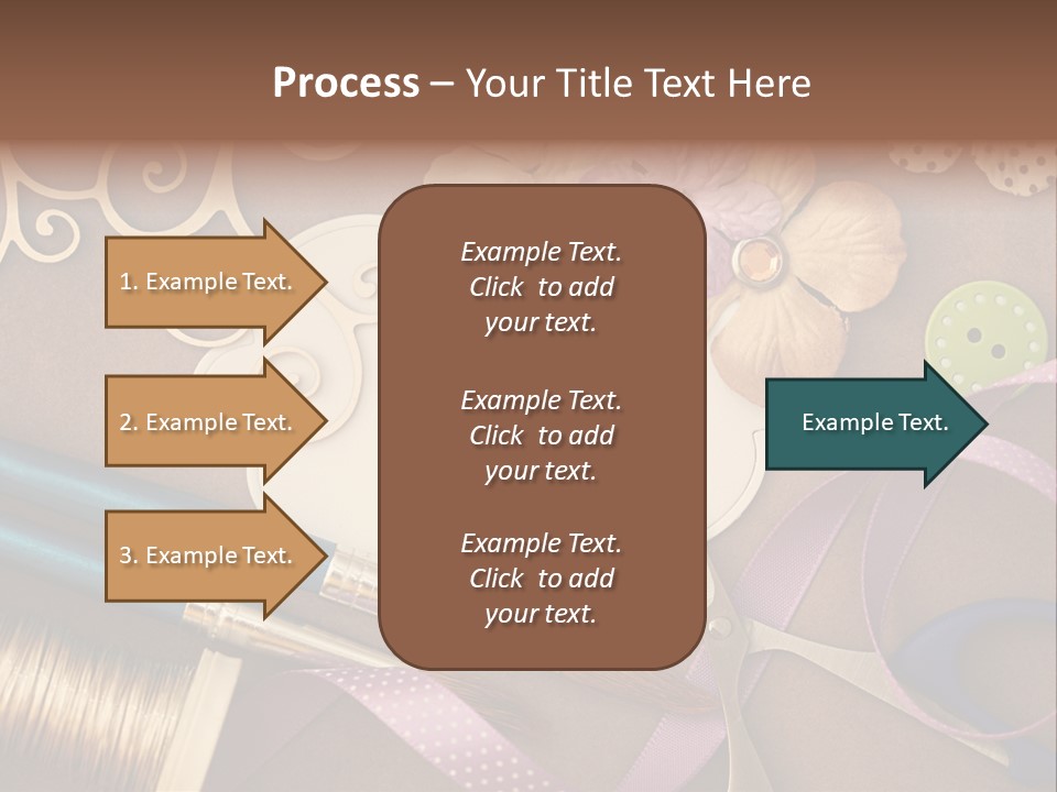 Leisure Words Letters PowerPoint Template