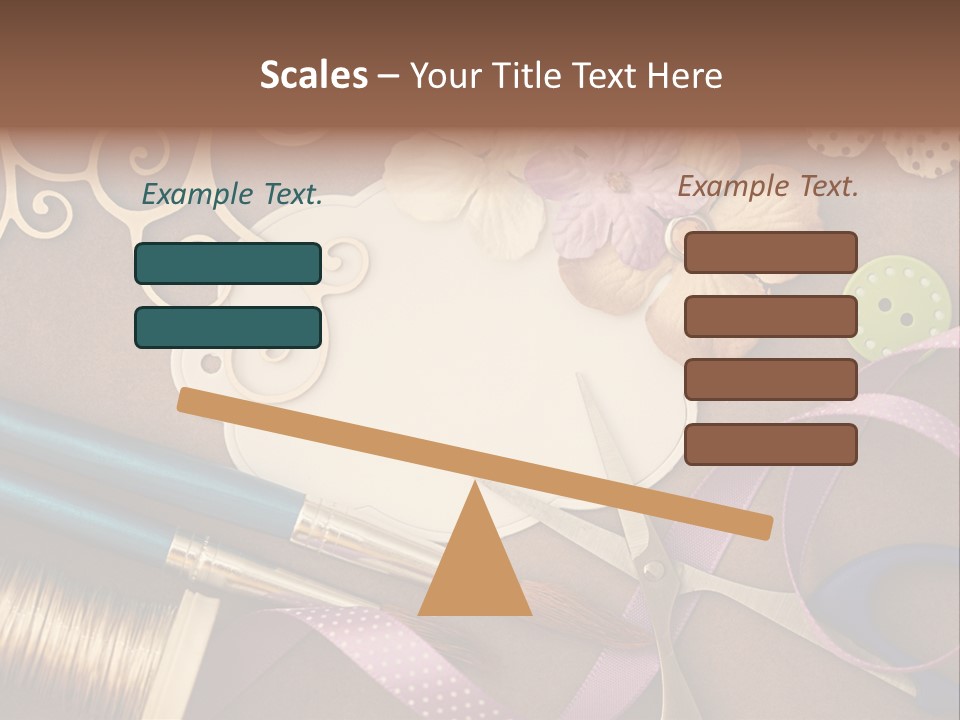 Leisure Words Letters PowerPoint Template