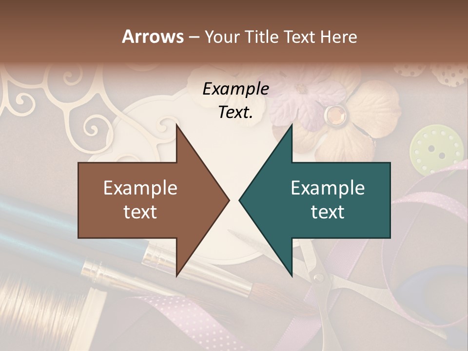 Leisure Words Letters PowerPoint Template