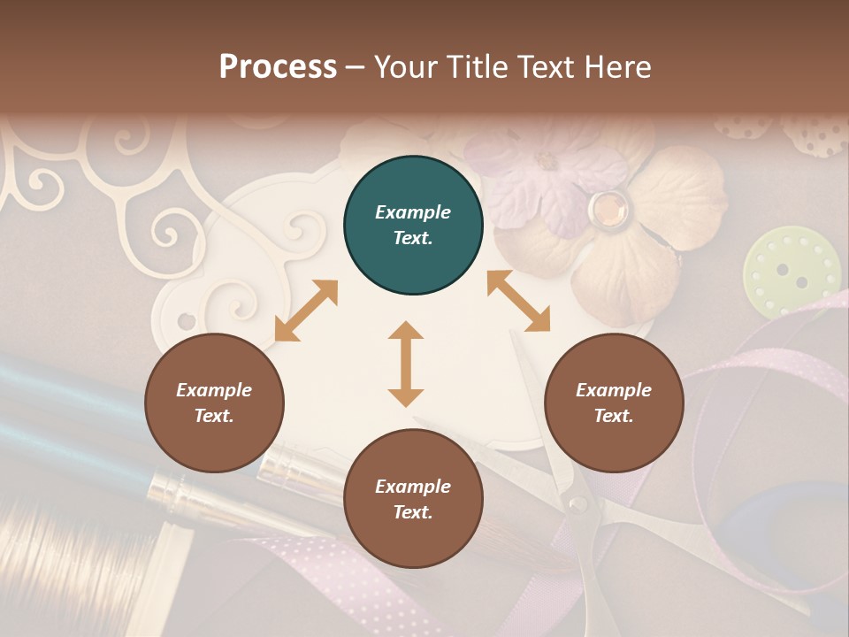 Leisure Words Letters PowerPoint Template