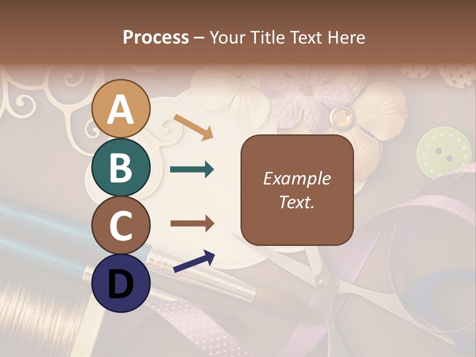 Leisure Words Letters PowerPoint Template