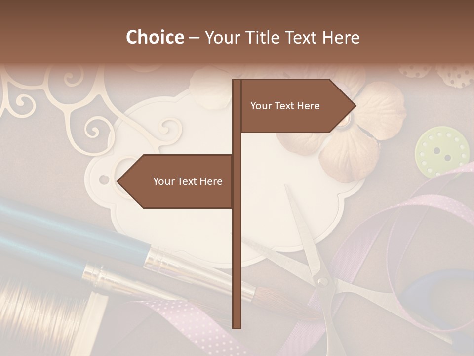 Leisure Words Letters PowerPoint Template