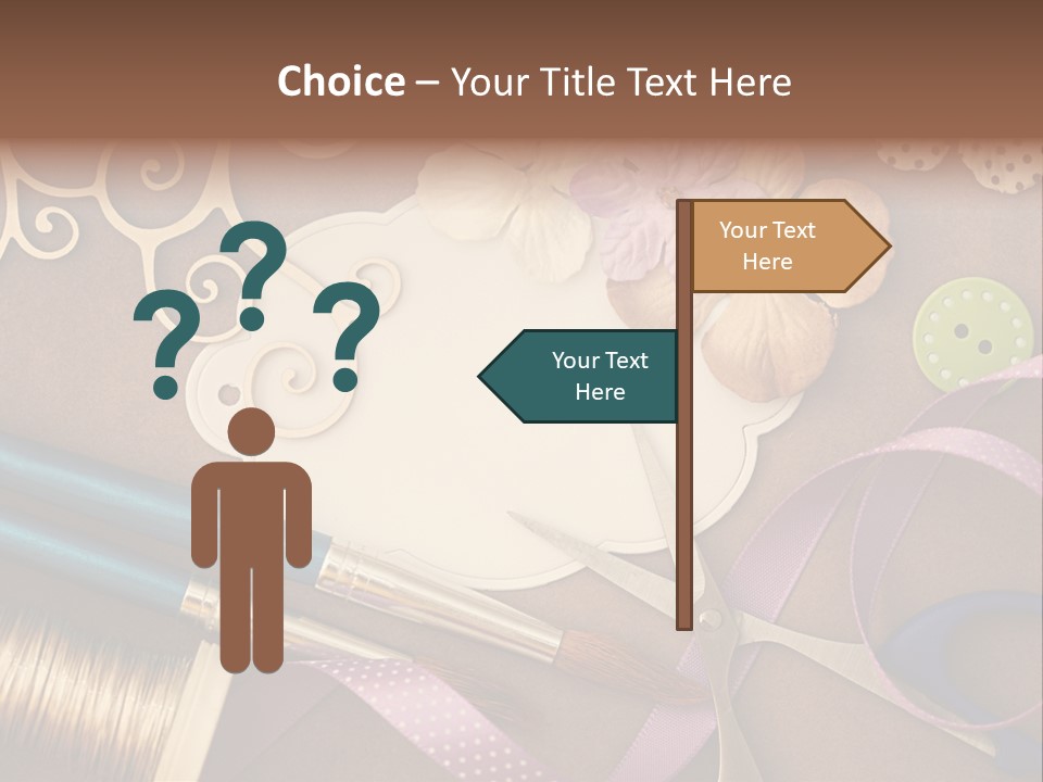 Leisure Words Letters PowerPoint Template