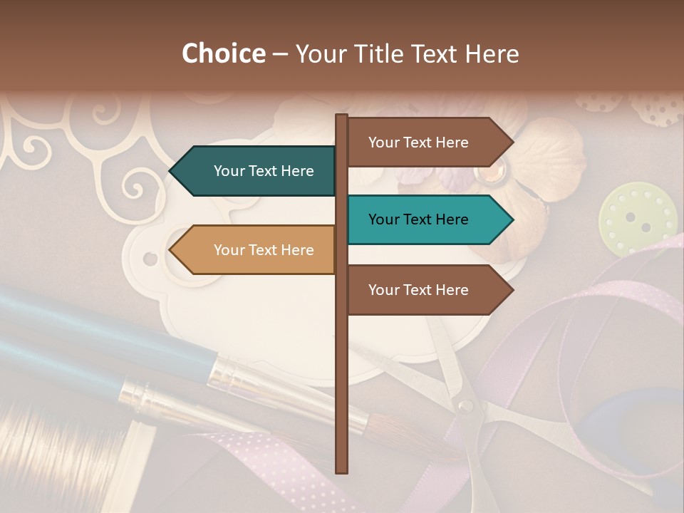 Leisure Words Letters PowerPoint Template
