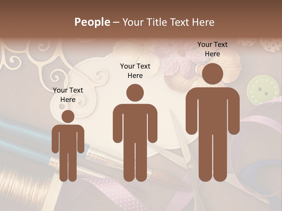 Leisure Words Letters PowerPoint Template