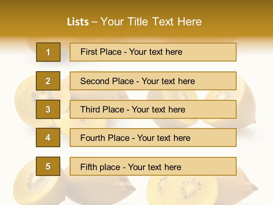 Half Meal Exotic PowerPoint Template