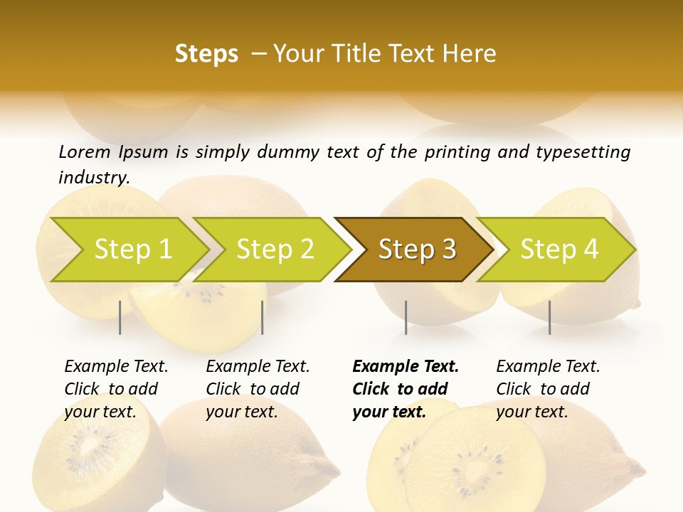 Half Meal Exotic PowerPoint Template