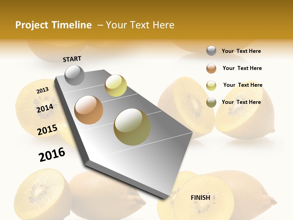 Half Meal Exotic PowerPoint Template