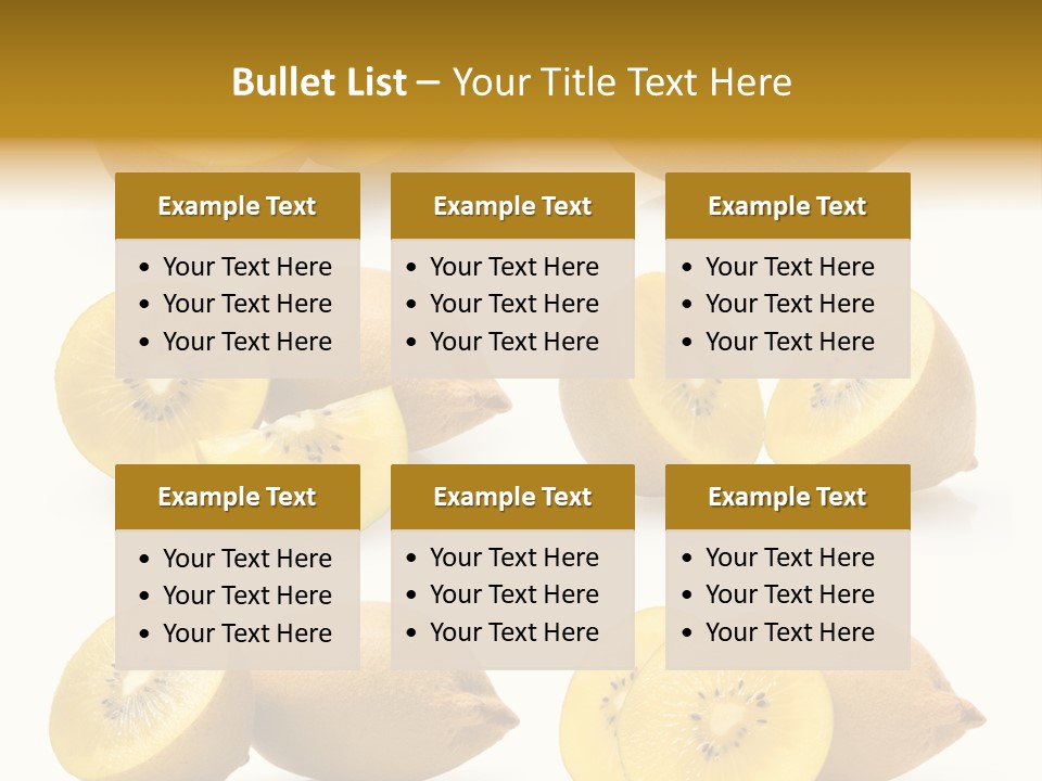 Half Meal Exotic PowerPoint Template