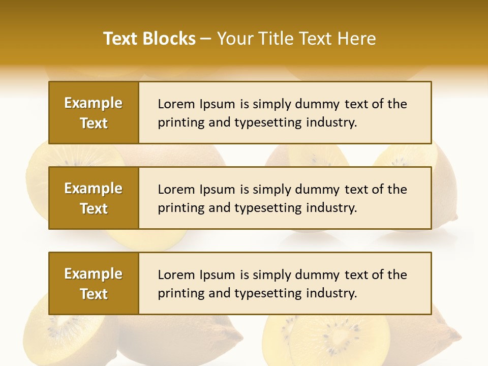 Half Meal Exotic PowerPoint Template