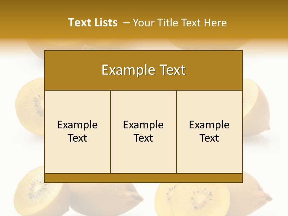 Half Meal Exotic PowerPoint Template