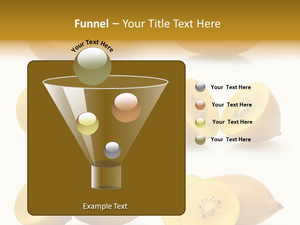 Half Meal Exotic PowerPoint Template