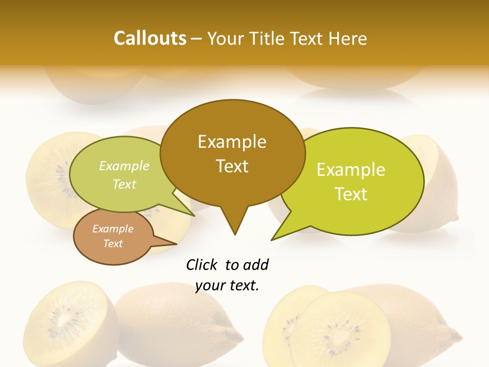 Half Meal Exotic PowerPoint Template