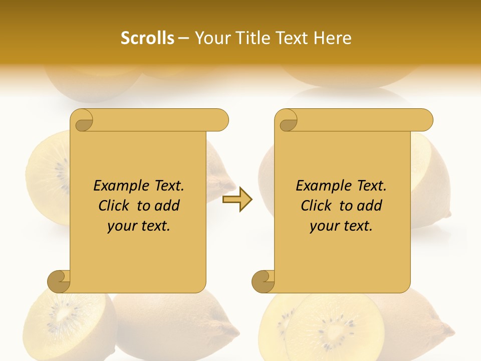 Half Meal Exotic PowerPoint Template