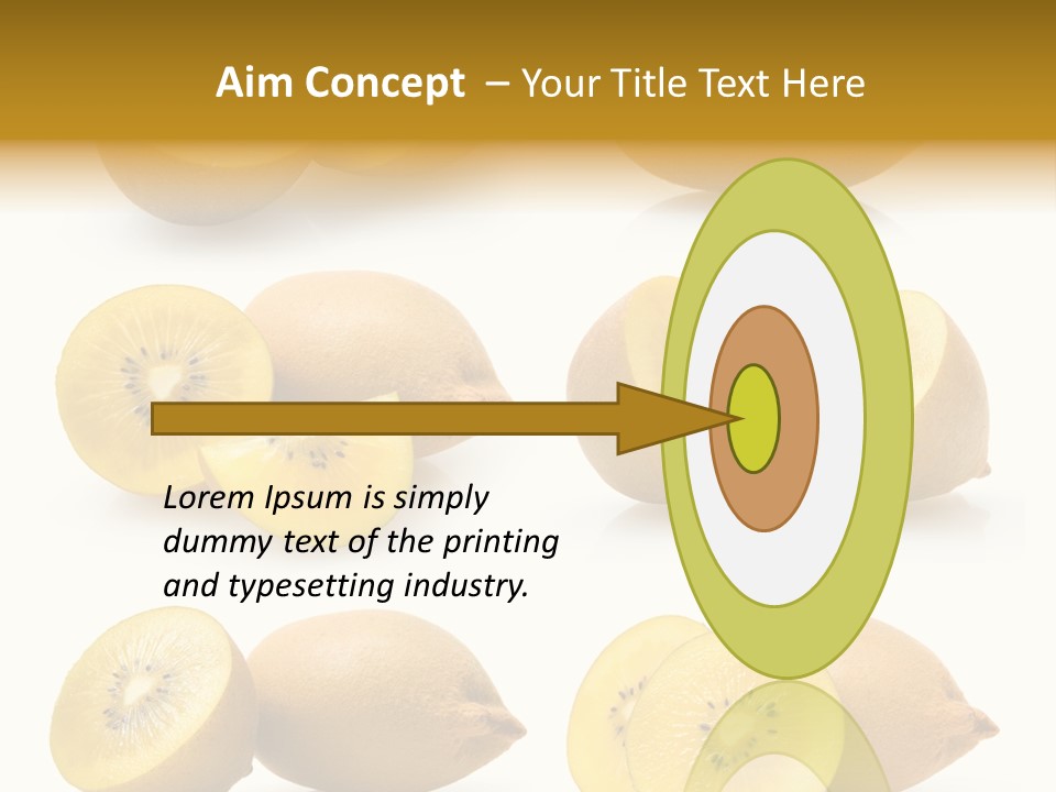 Half Meal Exotic PowerPoint Template