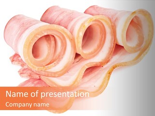 Food Cut Breakfast PowerPoint Template