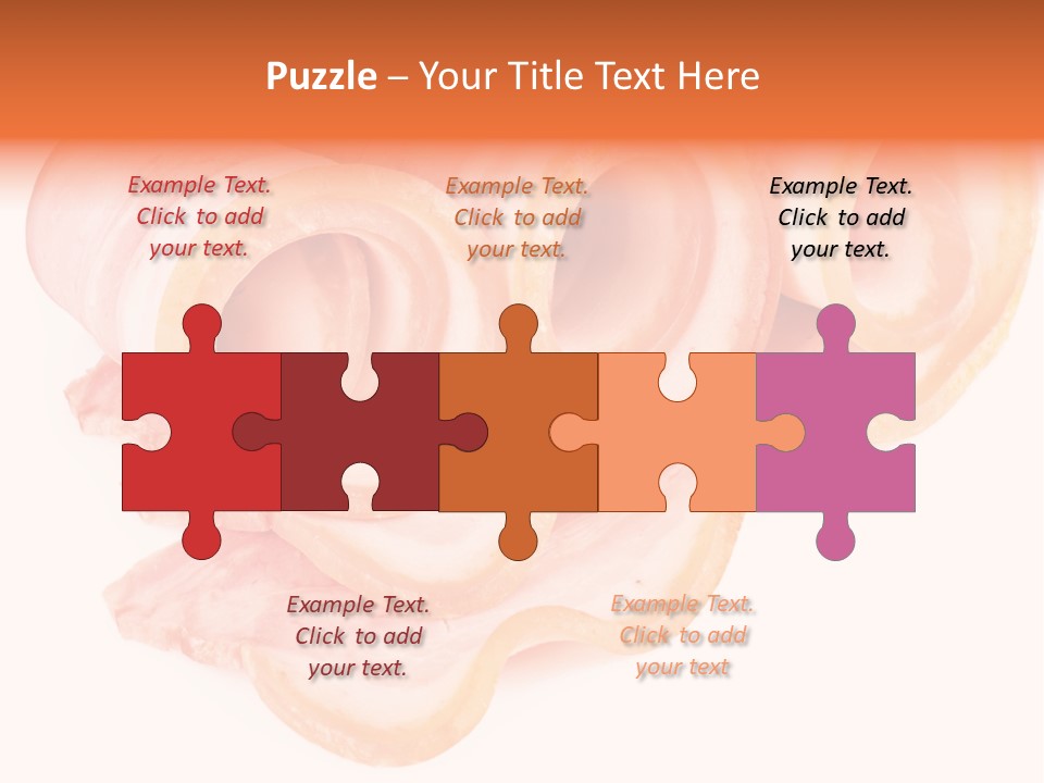 Food Cut Breakfast PowerPoint Template