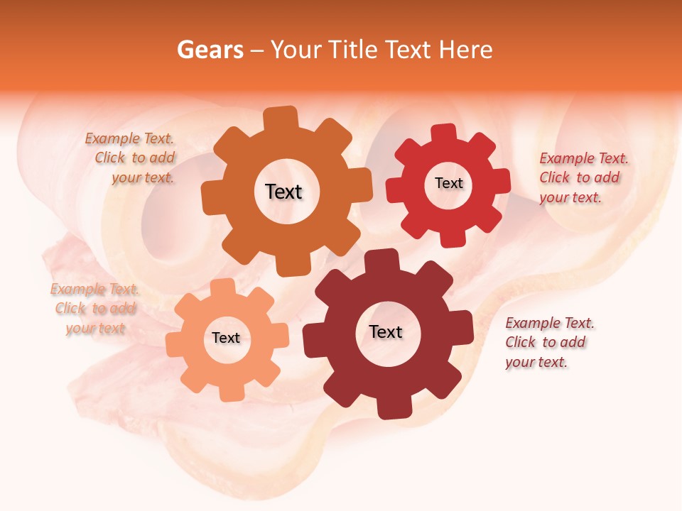 Food Cut Breakfast PowerPoint Template