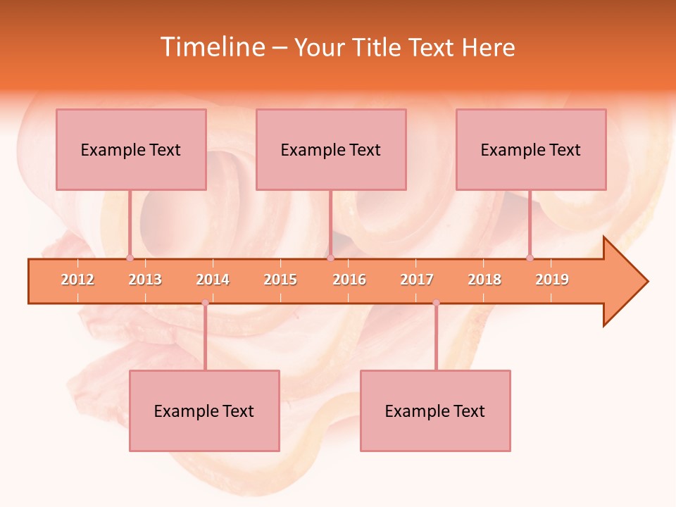 Food Cut Breakfast PowerPoint Template