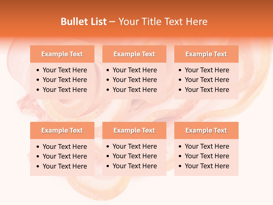 Food Cut Breakfast PowerPoint Template