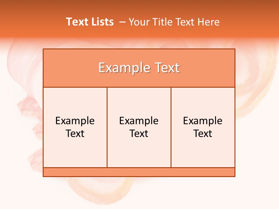 Food Cut Breakfast PowerPoint Template