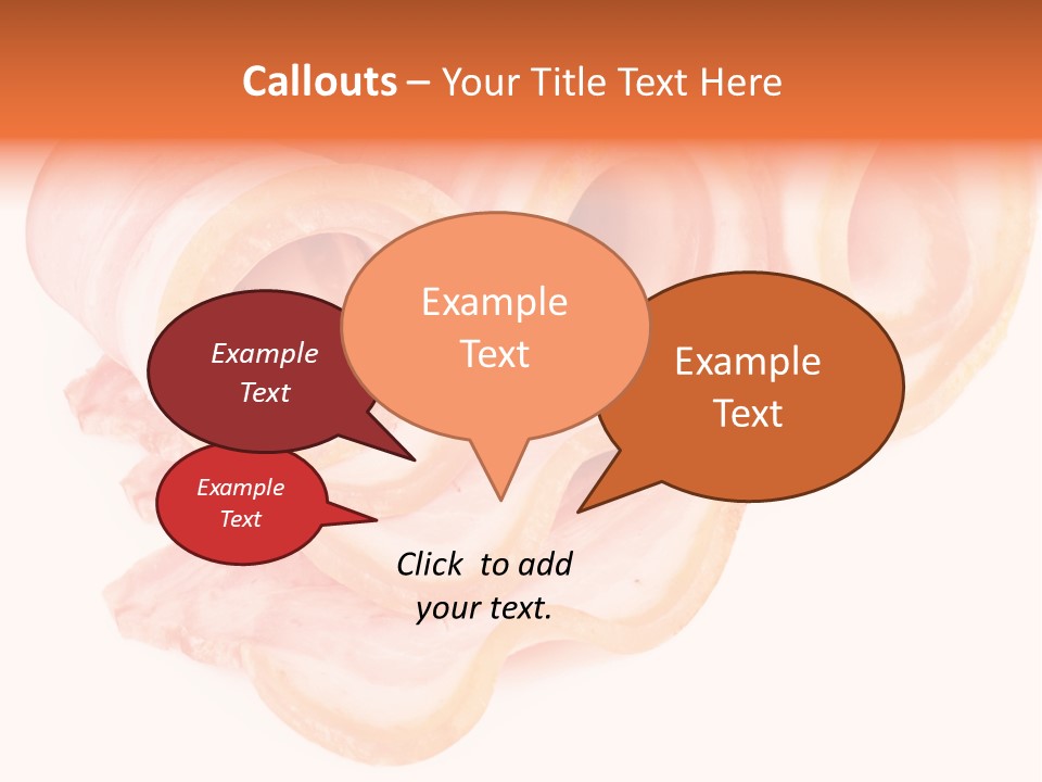 Food Cut Breakfast PowerPoint Template