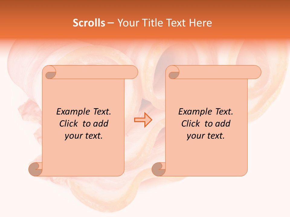 Food Cut Breakfast PowerPoint Template
