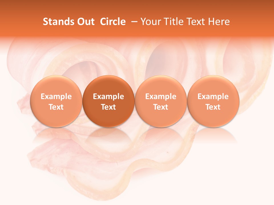 Food Cut Breakfast PowerPoint Template